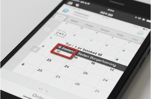 Tilmeld og betal for arrangementer ved Seden Borgerforening (Foto: AI / Seden Borgerforening)