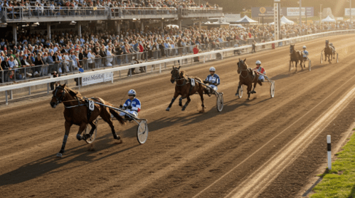 Dette arrangement lader dig opleve travsportens unikke atmosfære (Foto: AI / Sedenborgerforening.dk)